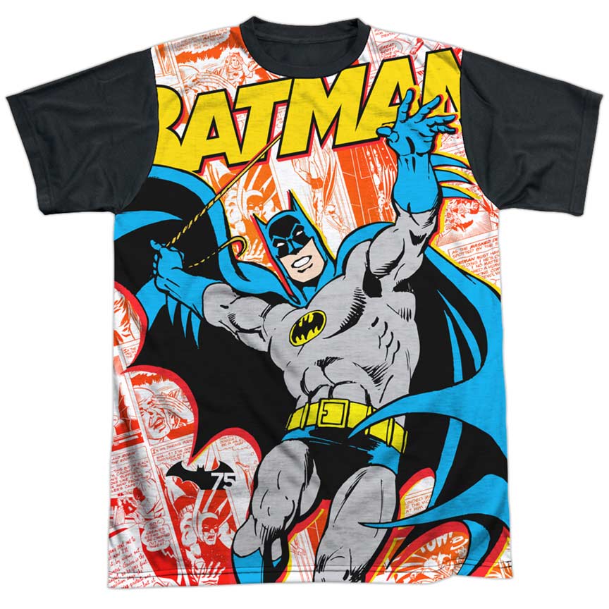 Sublimated design: Batman 75 Panels Collection adult t-shirt