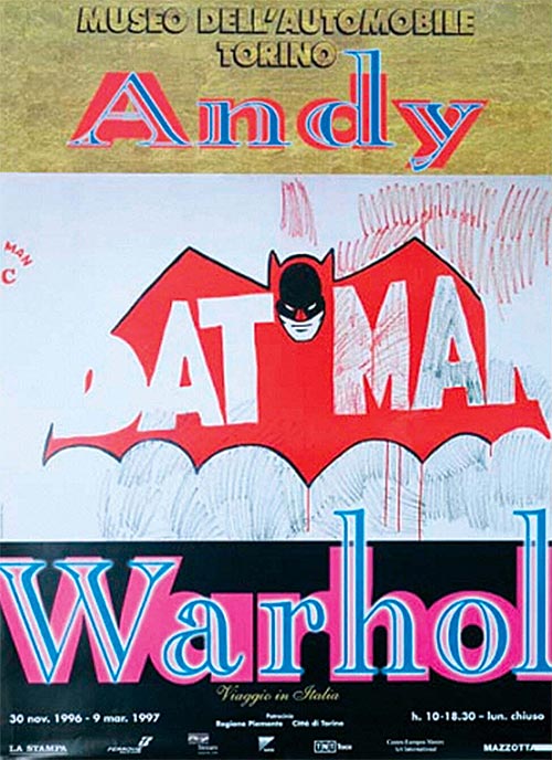 Lithograph of Andy Warhol Batman 1964 original poster