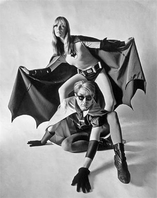 Photoshoot 1964  Batman Dracula  Andy Warhol/ Batman & Nico /Robin