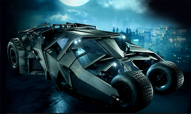 Batmobile from 2008 Christopher Nolan film The Dark Knight.