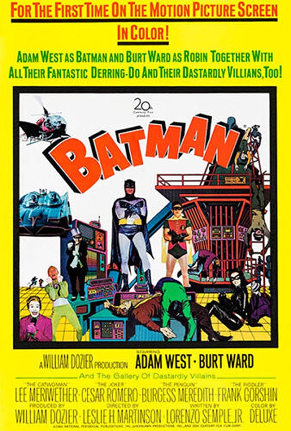 Batman movie poster 1966