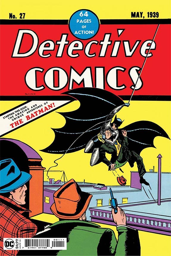 1939 DC Comics first issue with Batman