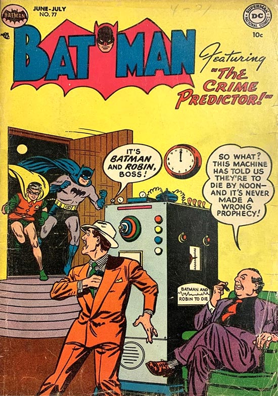 1953 Batman Comic Cover Issue 71 June/July