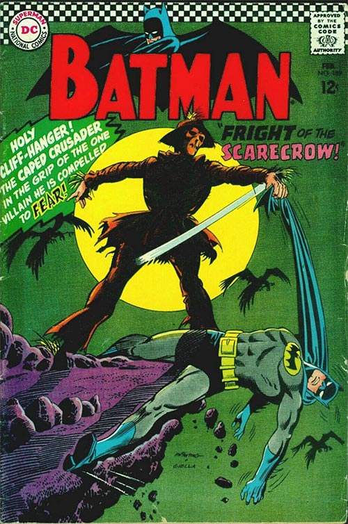 DC Comics Cover  BATMAN issue189 1st Silver Age Appearance of The Scarecrow