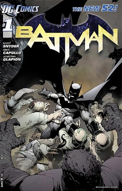 Batman comic cover The Court of Owls. Scott Snyder writer / Greg Capullo artist 
