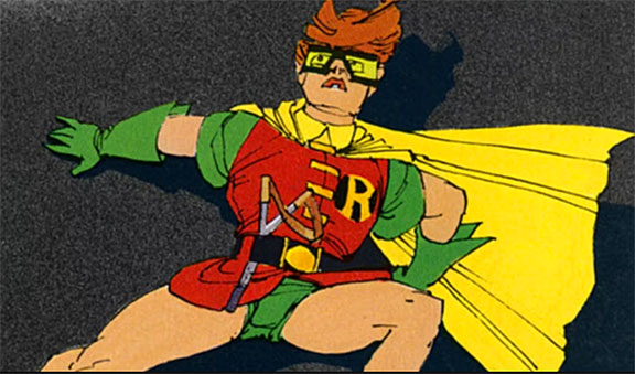 Artwork of Carrie Kelley as Robin 1986 from DC Comic