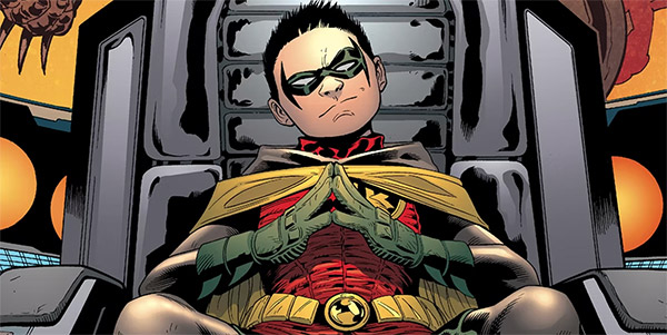 Illustration of Damian Wayne as 4th Robin
