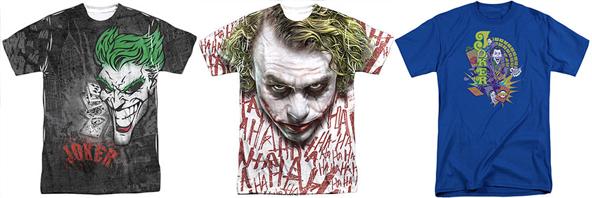 Joker T shirts from MoonatMidnight