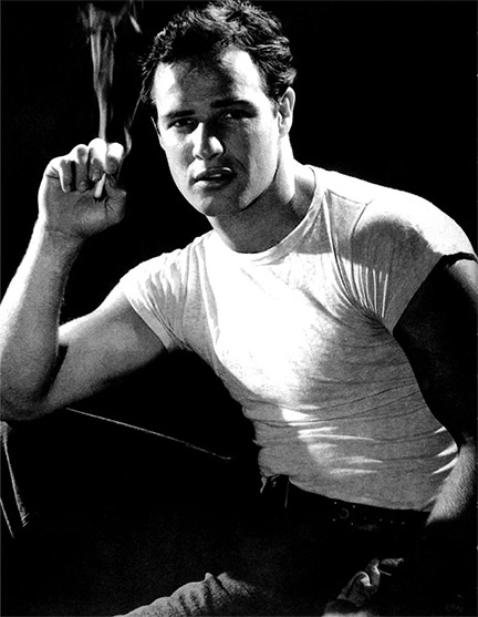 Marlon Brando publicity shot for A Streetcar Named Desire