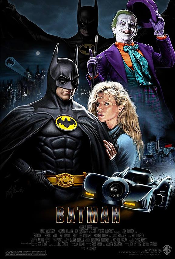 Poster 1989 Batman Tim Burton
