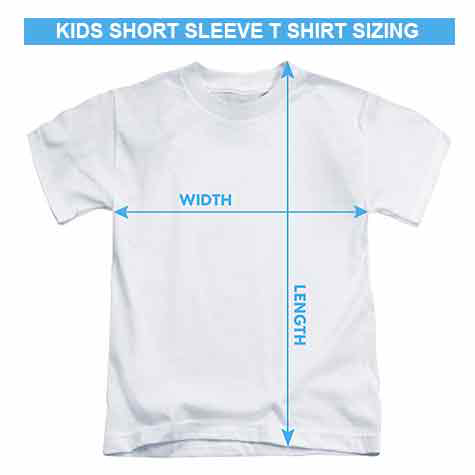 size chart kids t shirt