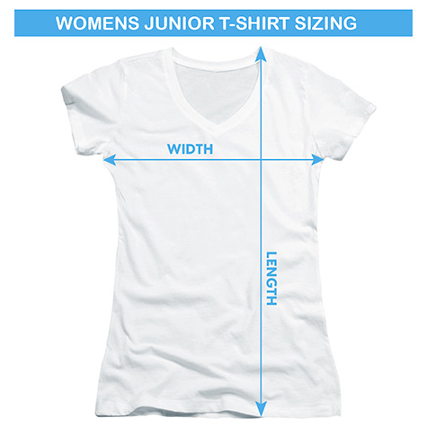 size chart size chart womens junior JV t shirt