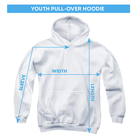 size chart youth hoodie