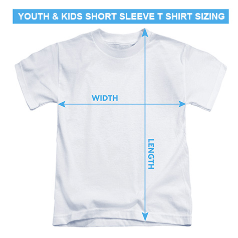 size chart youth t shirt