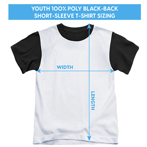size chart youth t shirt