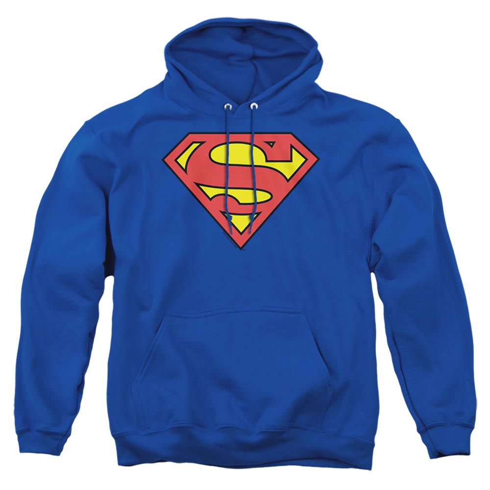 Superman Classic Logo Adult Hoodie